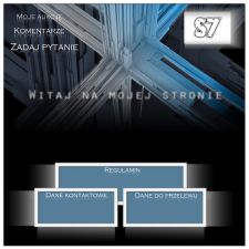 Darmowy szablon strony o mnie - S7